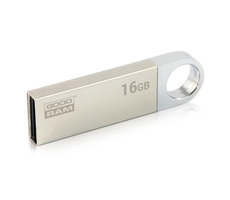 GOODRAM UUN2 strieborná 16GB / Flash disk / USB 2.0 / čítanie:20MBs / zápis: 5MBs