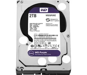 WD Purple 2TB / HDD / 3.5" SATA III / 5 400 rpm / 64MB cache / 3y