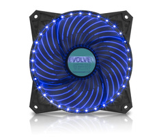 EVOLVEO ventilátor 120mm LED 33 bodov modrý