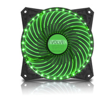 EVOLVEO ventilátor 120mm LED 33 bodov zelený