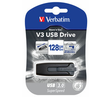 Verbatim Store &#39;n&#39; Go V3 128GB čierna / Flash Disk / USB 3.0 / čítanie: 80MBs / zápis: 25MBs