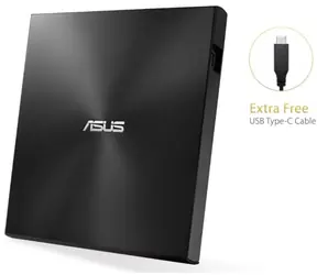 Asus SDRW-08U9M-U čierna / slim / USB 2.0 / USB-C