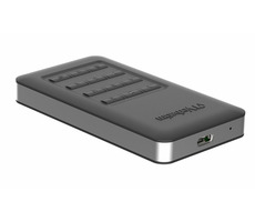 Verbatim Store 'n' Go Secure 256GB čierna / Šifrovaný externý disk s numerickou klávesnicou / 2.5"/ USB 3.1 Type C