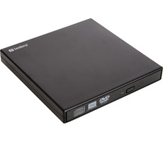 Sandberg USB Mini DVD napaľovačka / USB 2.0 / čierna