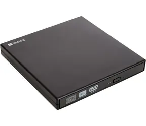 Sandberg USB Mini DVD napaľovačka / USB 2.0 / čierna