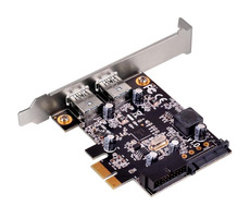 SilverStone EC04-E karta PCIe / 2x USB 3.0 interná / 2x USB 3.0 externá