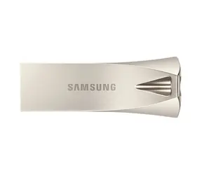 Samsung Drive BAR PLUS 128GB strieborná / Flash Disk / USB 3.1 / rýchlosť až 200MBs