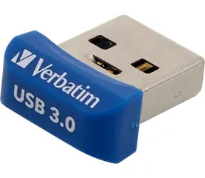 Verbatim Store 'n' Stay NANO 64GB modrá / Flash Disk / USB 3.0 / čítanie: až 80 MBs / zápis: až 25 MBs