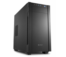 Sharkoon S1000 čierna / Micro ATX / 2x USB 3.0 / 3x 120 mm / Bez zdroja