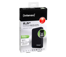 INTENSO Memory Drive 1TB čierna / Externý disk / 2.5" / USB 3.0 / R: 85MBs / W: 75MBs