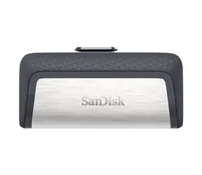 SanDisk Ultra Dual 64 GB strieborno-čierna / Flash Disk / 64 GB / USB 3.1 (A &amp; Type-C) / rýchlosť až 150MBs /