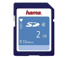 Hama SD 2 GB / SD / 2GB / Class 4 / čítanie 10MBs / zápis 5MBs