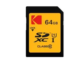 EMTEC Kodak SDXC 580X 64GB / Class 10 / UHS-I / U1 / čítanie: 85MBs / zápis: 20MBs / vhodné pre FullHD