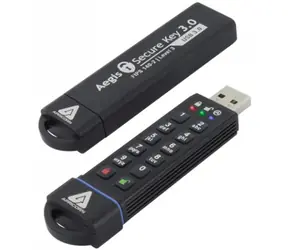 Apricorn Aegis Secure Key 120GB / 256-bit AES XTS / Flash Disk / šifrovanie 256-it AES / USB 3.0 