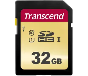 Transcend 500S 32GB / SDHC / Class 10 / UHS-I U1 (Ultimate) / MLC / R: 95 MBps / W: 60 MBps