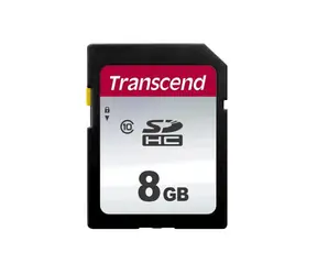 Transcend 300S 8GB / SDHC pamäťová karta / Class 10 / R: 20MBps / W: 10MBps