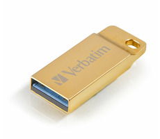 Verbatim Store 'n' Go Metal Executive 16GB zlatá / Flash Disk / USB 3.0 / čítanie: 80MBs / zápis: 25MBs