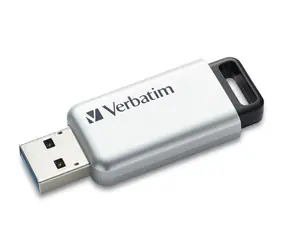 Verbatim Store 'n' Go Secure Pro 64GB strieborná