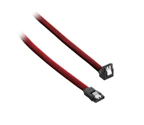 CableMod ModMesh Pravouhlý SATA 3 Kábel 60cm - tmavo červená