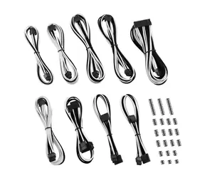 CableMod Classic ModMesh C-Series Kábel Kit pre Corsair AXi &amp; HXi &amp; R - čierno-biela