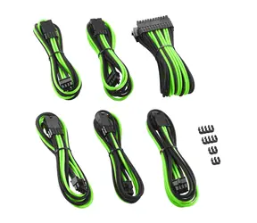 CableMod PRE ModMesh Kábel Extension Kit - čierno-zelená