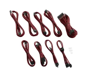 CableMod PRE ModMesh C-Series Kábel Kit pre Corsair AXi &amp; HXi &amp; RM - tmavo červená