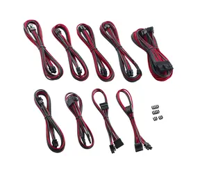 CableMod PRE ModMesh C-Series Kábel Kit pre Corsair AXi &amp; HXi &amp; RM - carbon-červená