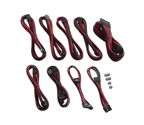 CableMod PRE ModMesh C-Series Kábel Kit pre Corsair AXi &amp; HXi &amp; RM - čierno-červená