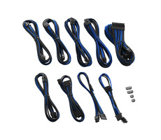 CableMod PRE ModMesh RT-Series Kábel Kits pre ASUS ROG &amp; Seasonic - čierno-modrá