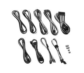 CableMod PRE ModMesh RT-Series Kábel Kits pre ASUS ROG &amp; Seasonic - čierno-biela