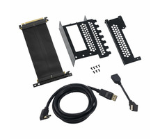 CableMod Vertical PCI-e Bracket - HDMI + DisplayPort čierna