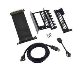 CableMod Vertical PCI-e Bracket - HDMI + DisplayPort čierna