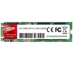 Silicon Power M.2 2280 A55 256GB / Interný SSD / 2.5" / SATA III / čítanie:560MBs / zápis:530MBs / SLC
