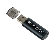 Platinet X-Depo 64GB čierna / flash disk / USB 2.0 / zápis: 8MBs; čítanie: 15MBs