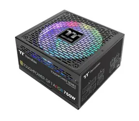 Thermaltake Toughpower GF1 ARGB 750W / aktívny PFC / ATX 12V 2.4 / 140mm ventilátor / 80PLUS Gold / čierna