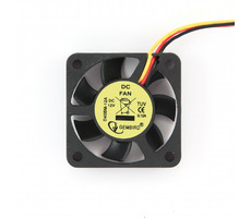 Gembird DC 40mm vetrák / 3-pin 12V / 40x40x10mm / čierna