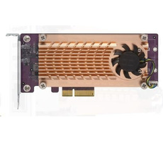 QNAP QM2-2P-244A / Rozširujúca karta pre disky SSD M.2 22110 &amp; 2280 / 2 sloty / podpora NAS TVS-x82 &amp; TS-x77