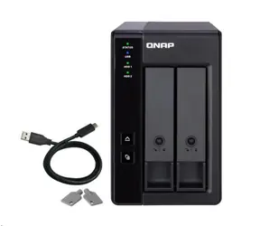 QNAP TR-002 / Rozširujúca jednotka pre PC &amp; QNAP NAS / 2x SATA / 1x USB 3.1 typu C - Gen 2
