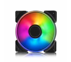 Fractal Design 120mm Prisma AL-12 ARGB 3-pack čierna / Univerzálny ventilátor / 19.5 dB @ 1200 RPM