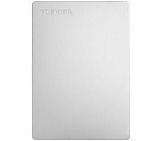 Toshiba Canvio Slim 2TB strieborná / Externý HDD / 2.5" / USB 3.0 / 5400 rpm