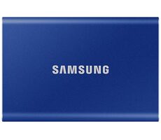 SAMSUNG T7 Externý SSD disk 1TB modrá / Externý SSD / R: 1050 MBs &amp; W: 1000MBs / USB-C / 3y