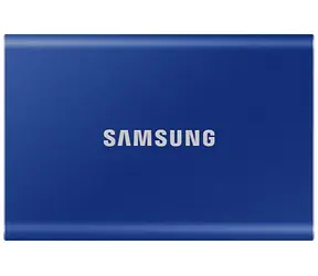 SAMSUNG T7 Externý SSD disk 1TB modrá / Externý SSD / R: 1050 MBs &amp; W: 1000MBs / USB-C / 3y
