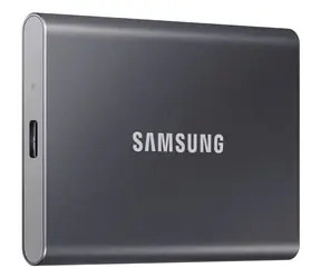 SAMSUNG T7 Externý SSD disk 1TB šedá / Externý SSD / R: 1050 MBs &amp; W: 1000MBs / USB-C / 3y