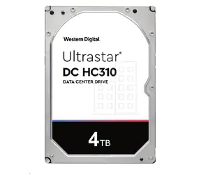 WD Ultrastar DC HC310 7K6 4TB (0B36048) / HDD / 3.5" SAS 12Gbs / 7 200 rpm / 512E SE P3 / 256MB cache / pre NAS