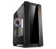 Sharkoon Elite Shark CA200G čierna / ATX / 2x USB 3.0 + 2x USB 2.0 / bez zdroja / priehľadná bočnica