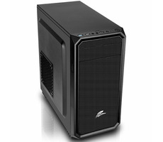 EVOLVEO Shaw 2 čierna / mATX / 2x USB 2.0 + 1x USB 3.0 / bez zdroja / priehľadná bočnica