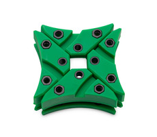 EKWB EK-Vardar X3M Damper Pack - Green 4 ks / anti-vibračný držiak ventilátora / pre EK-Vardar X3M