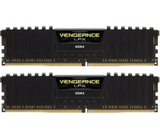 Corsair Vengeance LPX Black 16GB (2x8GB) 3200MHz / DDR4 / PC4-25600 / CL16-18-18-36 / 1.35V / XMP2.0 / s chladičom
