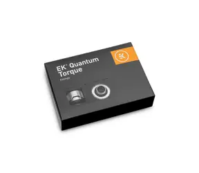 EKWB EK-Quantum Torque 6-Pack HDC 16 - Nickel / G1 | 4" na 16mm OD / strieborná / 6ks