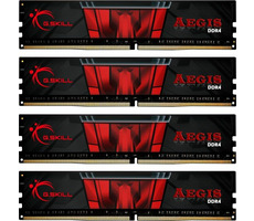 G.Skill Aegis 64GB (4x16GB) 3200MHz čierna / DDR4 / CL16-18-18-38 / 1.35V / XMP 2.0